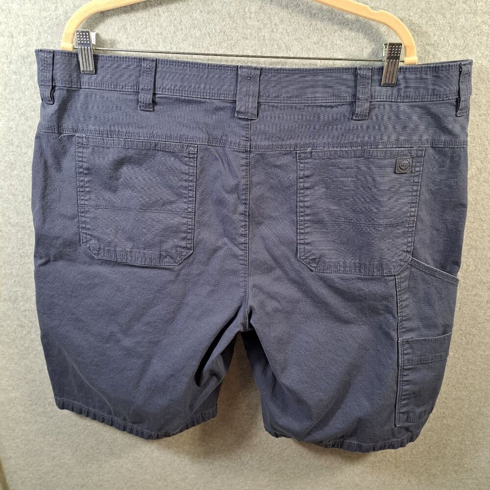 Weatherproof Shorts Mens 40-42"x9.5" Navy Blue Cotton Blend Cargo Stretch Hiking - Picture 2 of 11